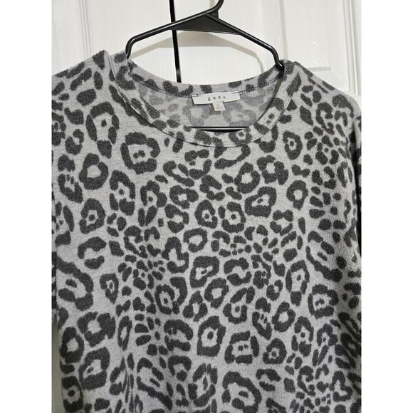 Gaze medium women's grey leopard print sweater - Picture 4 of 9